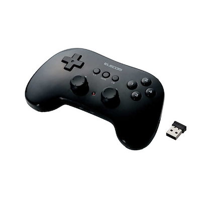 他サイト： エレコム　ELECOM　ゲームパッド ブラック [USB /Windows /12ボタン]　JC-U3912TBKの商品画像