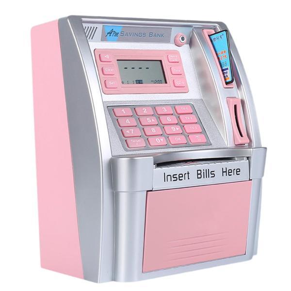 子供用 ATM 貯金箱 貯金箱 自動マネースクロール 知育玩具 おもちゃの貯金箱 男の子 女の子 キッズギフト