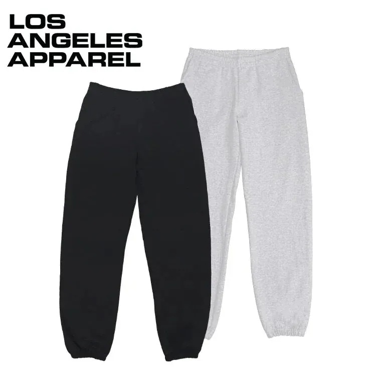 ロサンゼルスアパレル ロスアパ スウェットパンツ 14oz HF-04 ヘビーフリース Los Angeles メンズ 14オンス ウエストゴム 無地 裏起毛