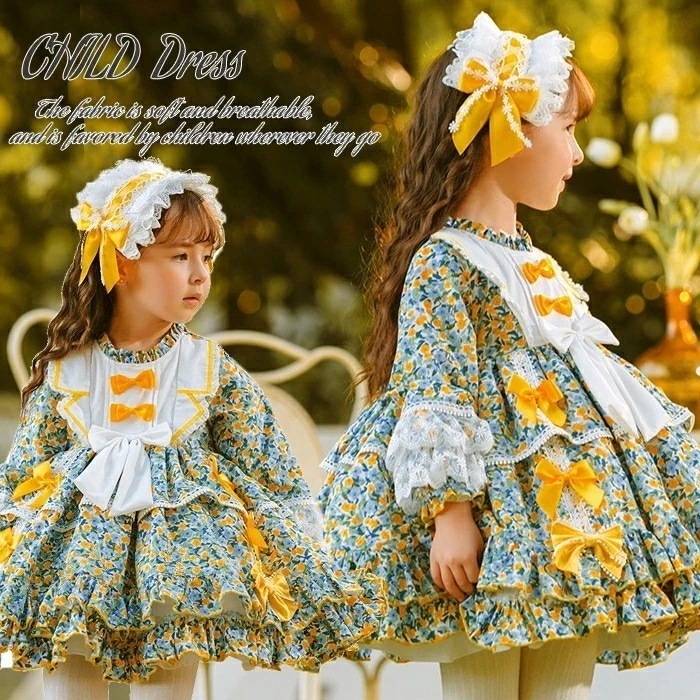 新品限時!優!惠!A471ロリータワンピース 女子 子供服 プリンセスドレス キッズドレス ベビーロリータドレス 可愛い 赤ちゃん お宮参り 結婚式 ピアノ発表会 誕 七五三 Lolita ロリータ