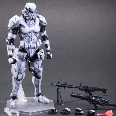 スター・ウォーズ Pa改 Pa ホワイト・ソルジャー ストームトルーパー 関節可動フィギュア 置物モデル