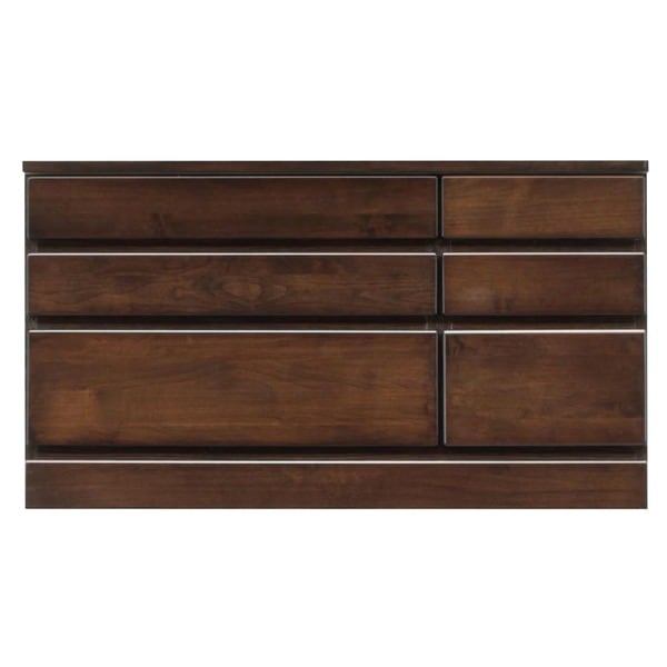 チェスト タンス 3段 約幅90cm ダークブラウン 木製 日本製 ローチェスト ベッドルーム 寝室 リビング 完成品 玄関渡し