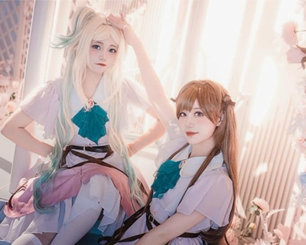 ラブライブ！flowers* ー蓮ノ空女学院スクールアイドルクラブー大沢瑠璃乃/藤島慈コスプレ衣装1着