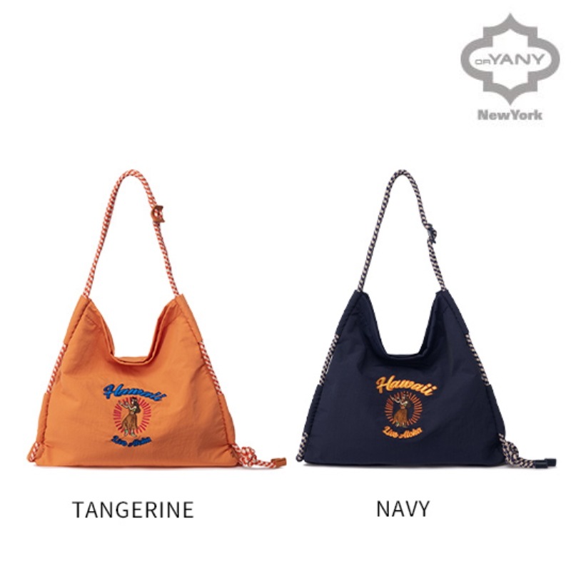 [25SS/カラー選択]マラケッシュ25 ソリッド ショルダー OCSBSD60-(NAVY/TANGERINE)/韓国正規品保証 関税負担なし/カジュアルなショルダーバッグ