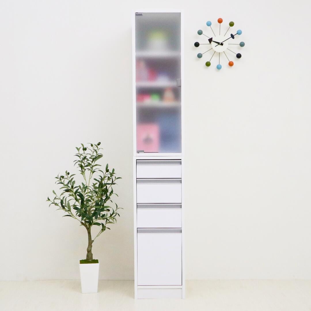 アクリル扉すき間収納庫 幅15 20cm 25cm 30cm 奥行44.5cm 高さ170cm すきま収納 30cm キッチン 20cm 隙間収納 25cm 冷蔵庫 横 F-207N~