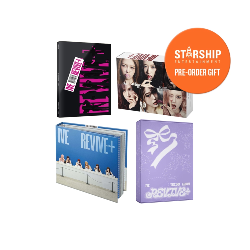 【ONLINE特典選択】 IVE - REVIVE+ / アルバム4種セット / BANGERS / CHALLENGERS / SPOILERS / LOVED IVE / PHOTOBOOK