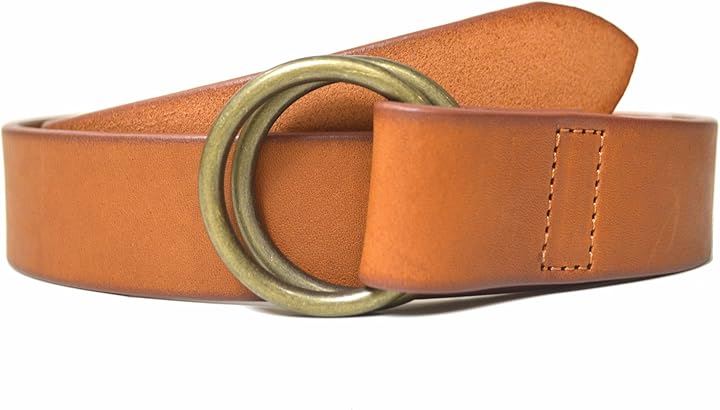 atelierCODEL リングベルト メンズ カジュアル 革 栃木レザー( ブラウン)