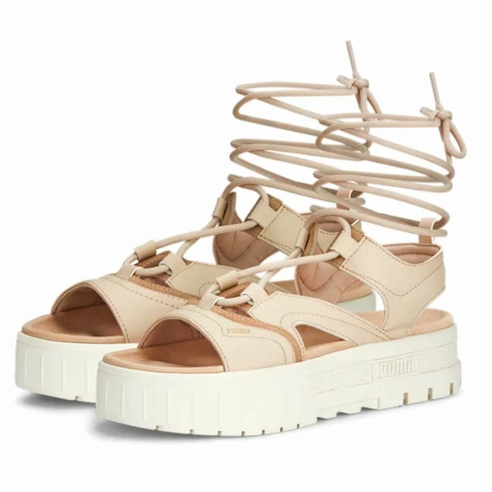 プーマ PUMA ウィメンズ メイズ サンダル レース MAYZE SANDAL LACES グラノーラ/フロステッドアイボリー 388950 01【GHOI】