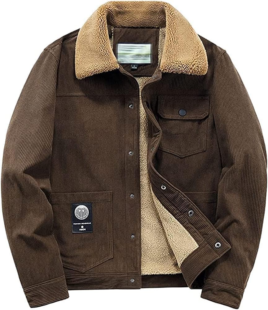 メンズ ジャケット コーデュロイ コート ブルゾン フライトジャケット ボアジャケット アウター 裏起毛 冬服 秋冬 厚手 暖かい 防風 防寒 ボア 防寒 保温 冬 カジュアル おしゃれ WT558 4,730円