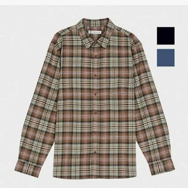 HC09 共用 裏起毛 フランネル マルチチェックシャツ きちんとしたコーディネートに最適な暖かいチェック柄 (S41236515)