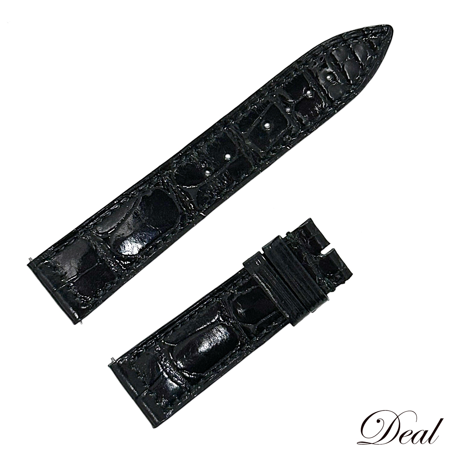 未使用 保管品 フランクミュラー 純正 レザーベルト ワンタッチ式 ブラック レディース 時計ベルト