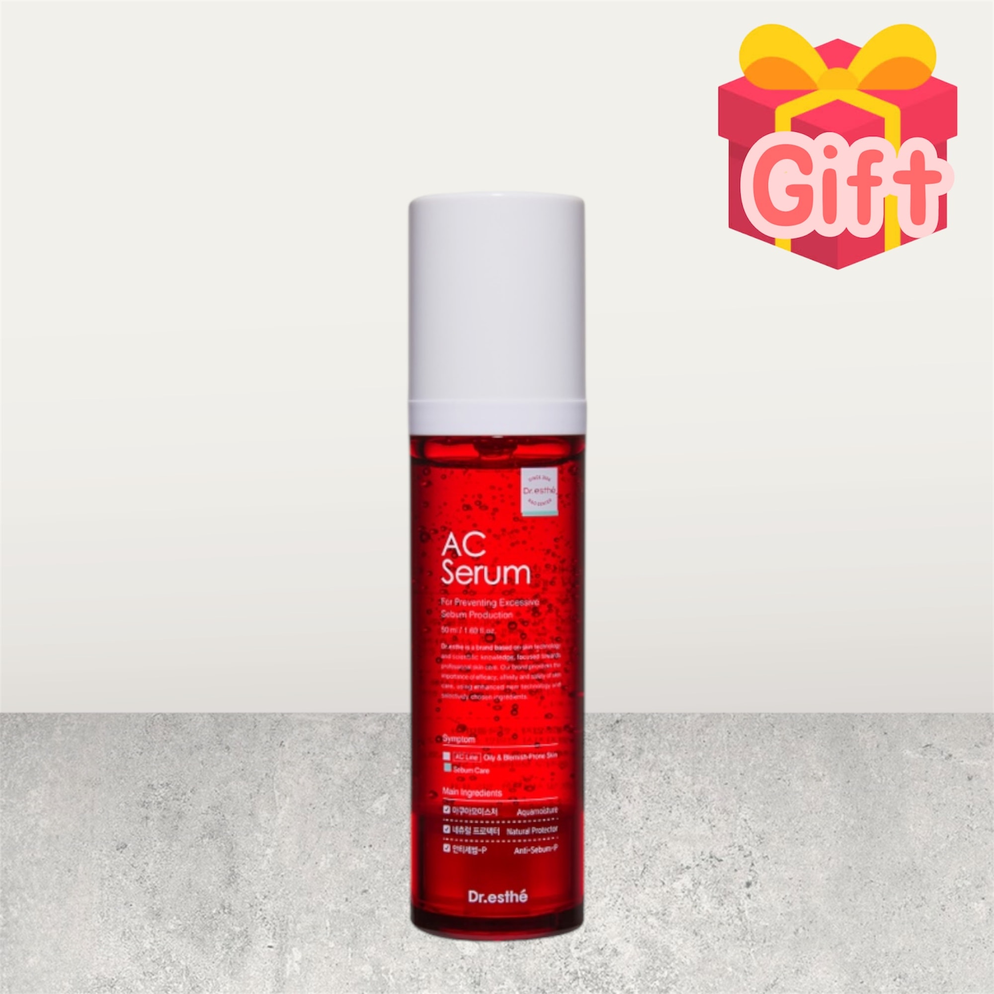 Dr.esthe AC Serum 50ml皮脂・毛穴ケアインナードライ対策ノンベタつき水分セラム敏感肌OK