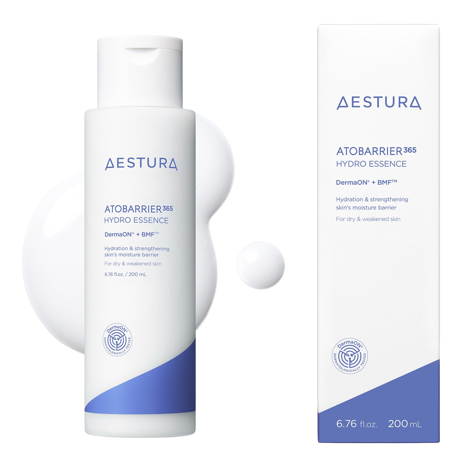 【AESTURA】 アトバリア365 ハイドロエッセンス 200mL 化粧水 韓国コスメ 保湿 スキンケア 乾燥肌 敏感肌 ダーマコスメ セラミド 無香料 無着色 低刺激