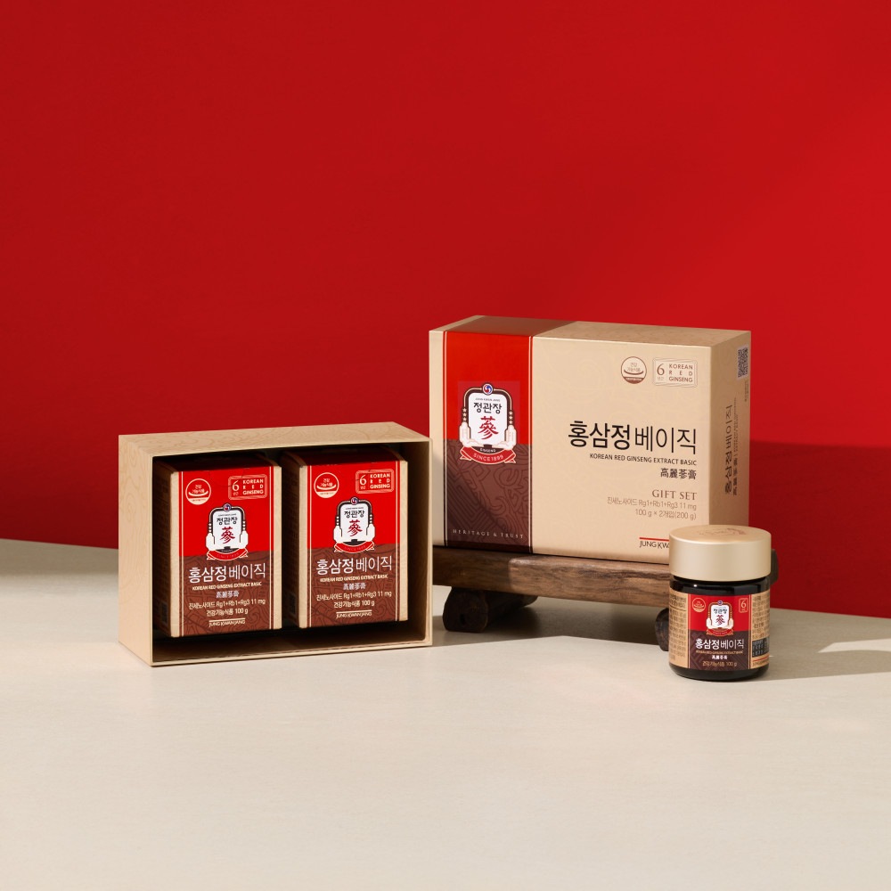 チョンガンジャン 高麗紅参エキス ベーシック 100g×2本