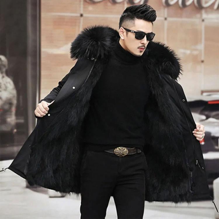 安いメンズ モッズコート 裏起毛　裏ボア　毛皮コート メンズ ファーコート　ボアコート　ボアジャケット メンズコート ミリタリーコート　防寒着 秋冬メンズ
