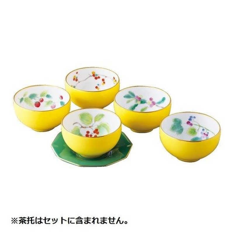 香蘭社　山だより・湯のみ5客セット　Y578CV