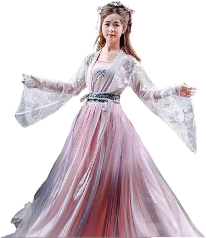 レディレイジー 漢服 コスプレ 袴 和装 着物 民族衣装 ロング ピンク( ピンク, S)