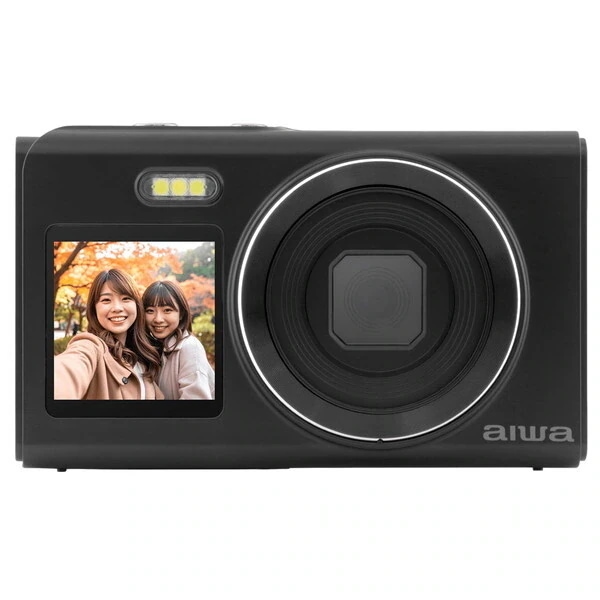 AIWA JA5-DCM0003(BK) ブラック aiwa cam DCB-2 コンパクトデジタルカメラ (1600万画素)