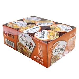 安城湯麺66g*6個/カップラーメン//韓国ラーメン/インスタントラーメン/おまとめ梱包 送料1回発生