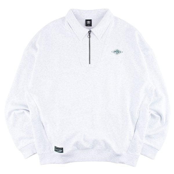 ウェイファインダー グラフィック ハーフジップアップ カラー スウェットシャツ UQ121CFS12 WMG