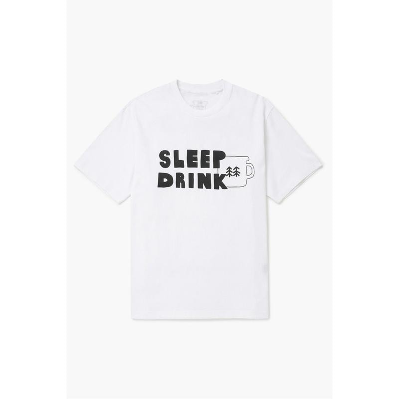 [] 男女兼用グラフィックTシャツ（SLEEP DRINK）JWTCM24801WHX
