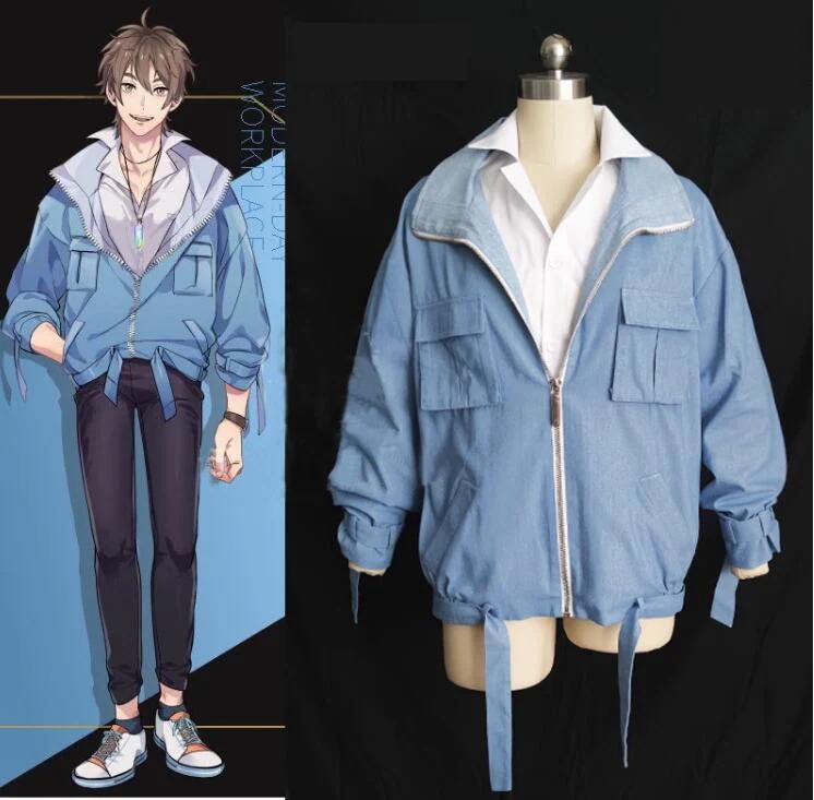 NU: カーニバル エイト コスプレ衣装 Eiden コスプレ衣装 変装 コスチューム イベント仮装 ハロウィン デニムジャケット シャツ