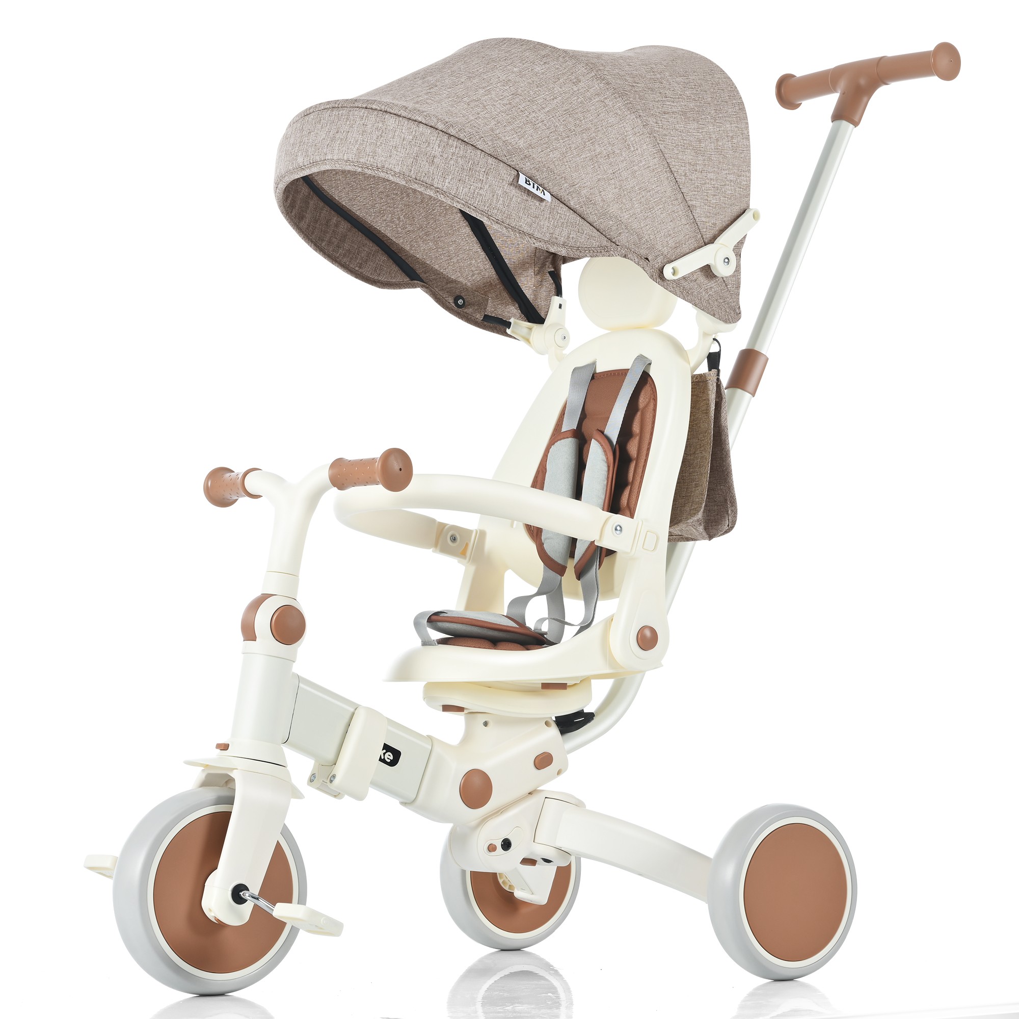 【日本在庫】子供用三輪車 折りたたみ 手押し かじとり おしゃれ 7in1 ランニングバイク 座面回転 自転車 おもちゃ 乗用玩具 幼児用 キッズバイク 誕生日　プレゼント おもちゃ お祝い ギフト 11,307円