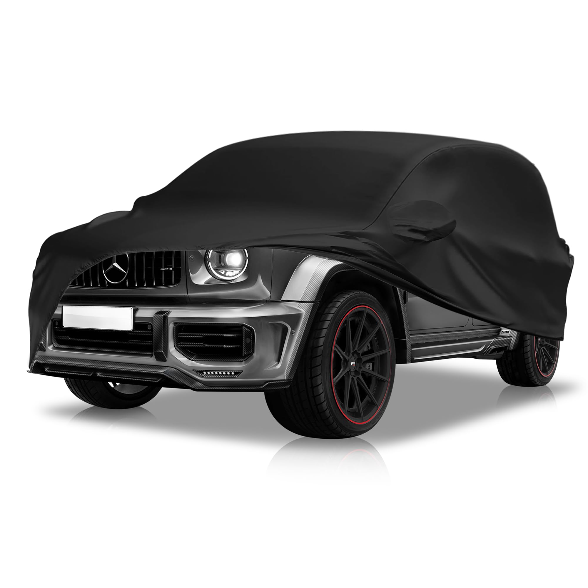 55tech 100%カスタムメイド フルカーカバー W463 w464 Gクラスワゴン トラック G550 G63 AMG G500 G350 車を保護する プレミアムカーカバー 雨 埃 風