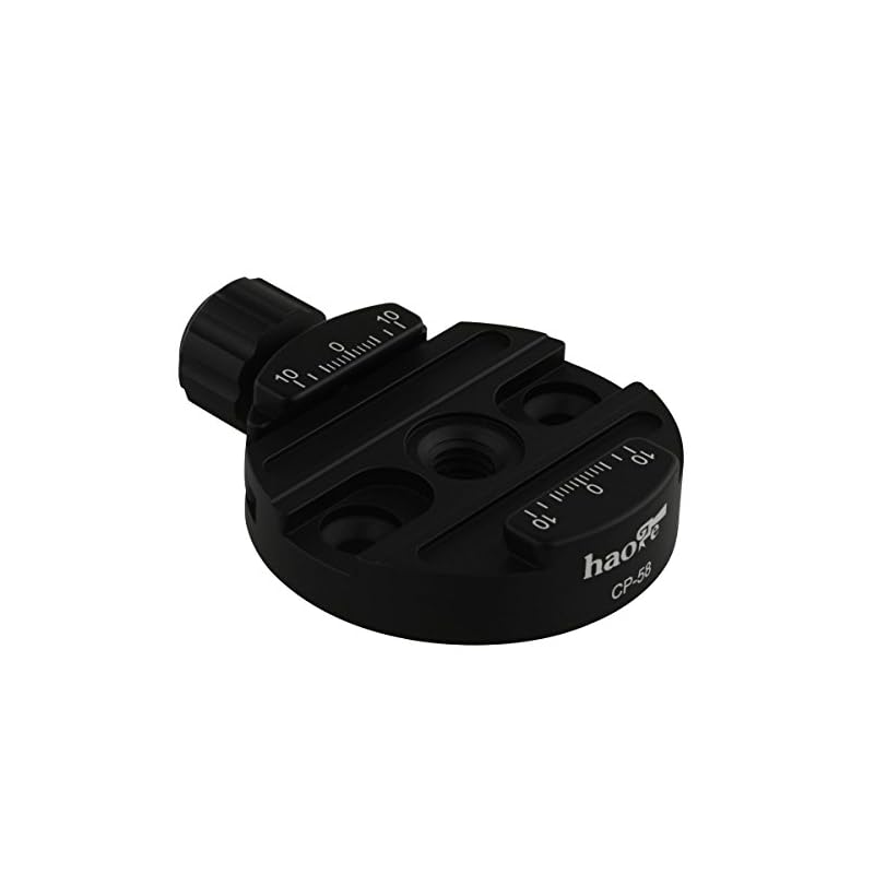 Haoge 58 mmスクリューノブクランプアダプタマウントクイックリリースQRプレートカメラ三脚Ballhead一脚ボールヘッドFit Arca Swiss