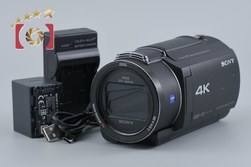 HANDYCAM FDR-AX45 ブラック ビデオカメラ 多言語対応