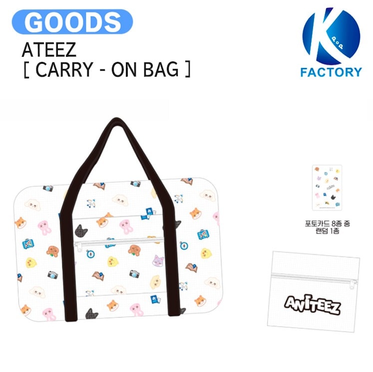国内発送 [フォトカード付] ATEEZ [ CARRY - ON BAG ] ANITEEZ IN THE CALLING / 公式グッズ / 予約商品