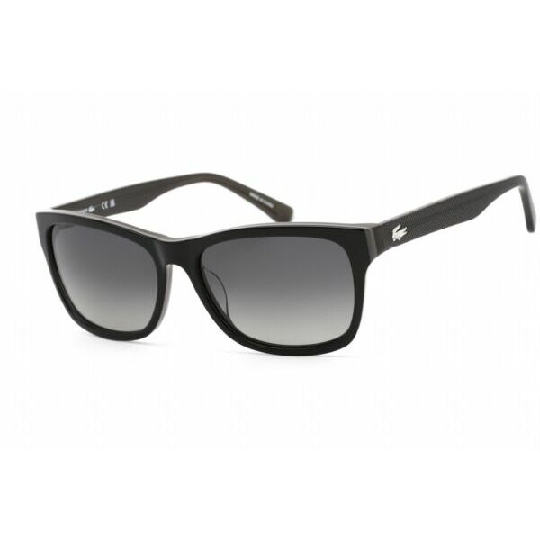 ラコステL683SP 001 Sunglasses Black Frame Grey Shaded Lenses 55mm
