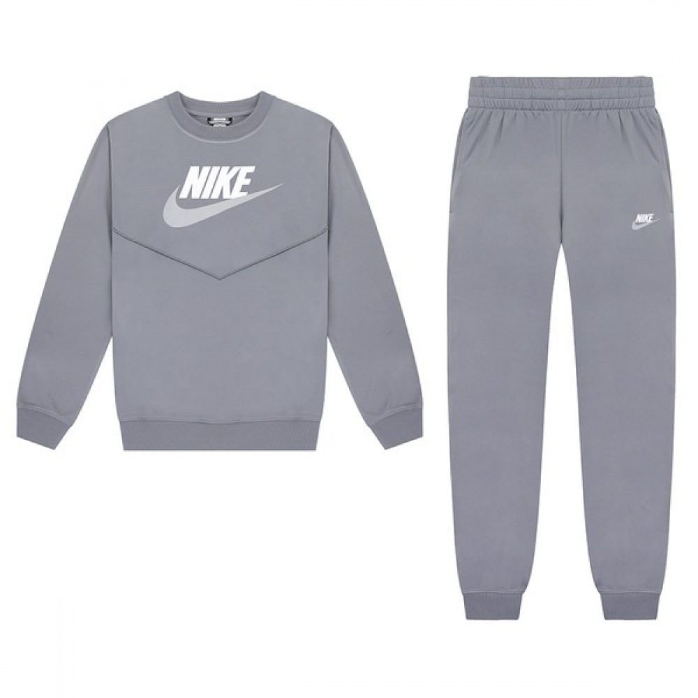 [ナイキジュニア] ナイキキッズ NSW フリースクルースモークグレー FD3090-084