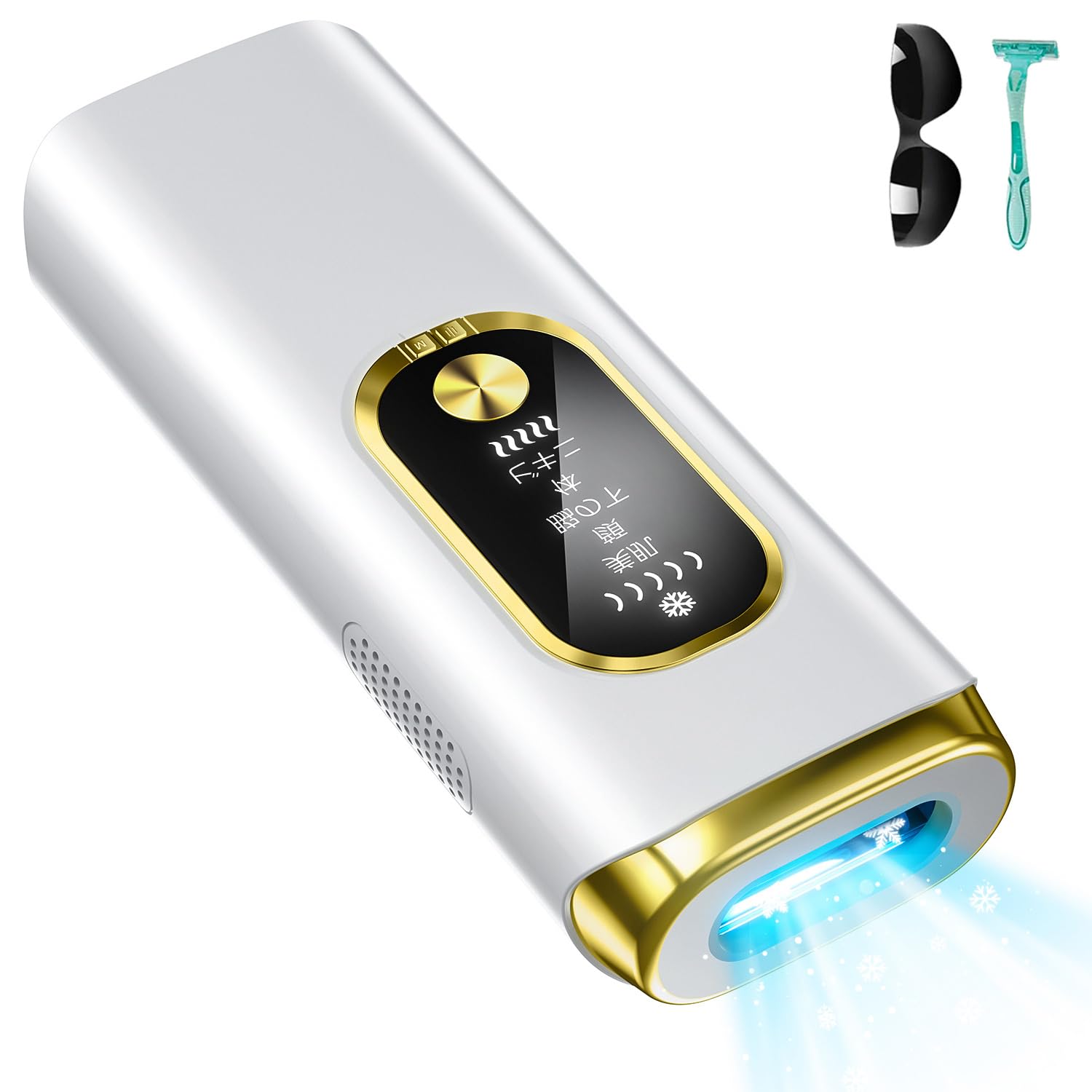 脱毛器 【HIPL光脱毛技術 サファイア冷感機能】 脱毛器 光美容器 全身脱毛 レディース メンズ 髭 vio対応 光脱毛器 高出力21J 無痛 5つ脱毛モード 冷感脱毛器 使用回数無制限 痛くない 6,711円