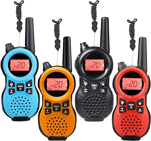 子供用 トランシーバー 4台セット TRH866 特定小電力トランシーバー小型省電力おもちゃ免許・資格不要親子アクティビティバッテリーなし（別売）