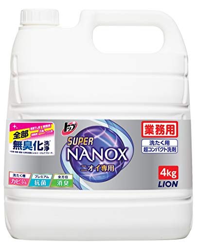 業務用 大容量 トップ スーパーナノックス 液体 4 今年人気のブランド品や 洗濯洗剤 返品送料無料 ニオイ専用