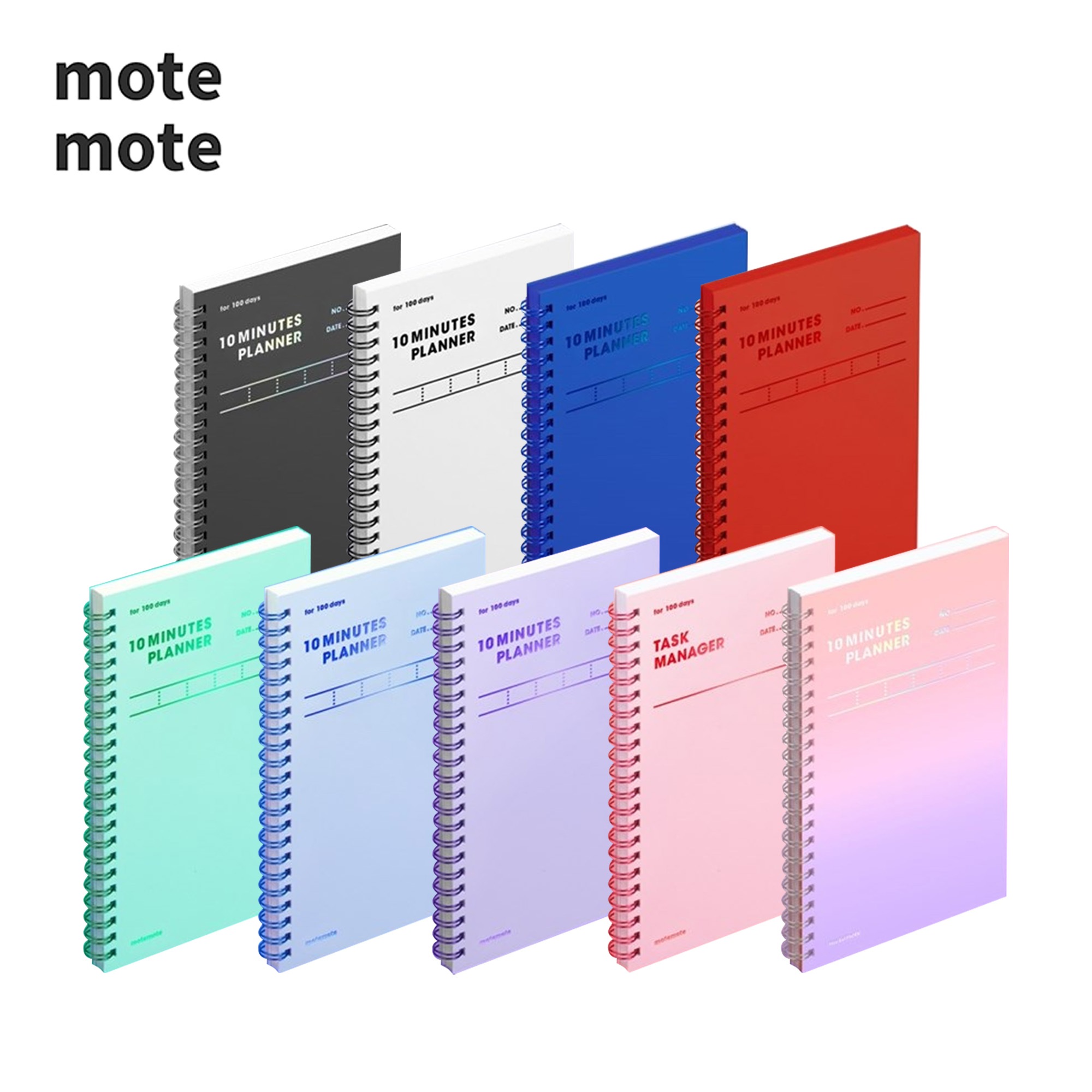 Violet Study Planner By Motemote 10 Minutes Planner for 100 Days 