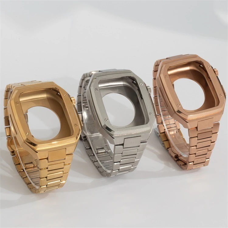 ウォッチ バンド ステンレス 一体型 フレーム保護 シンプル ビジネス 6,229円