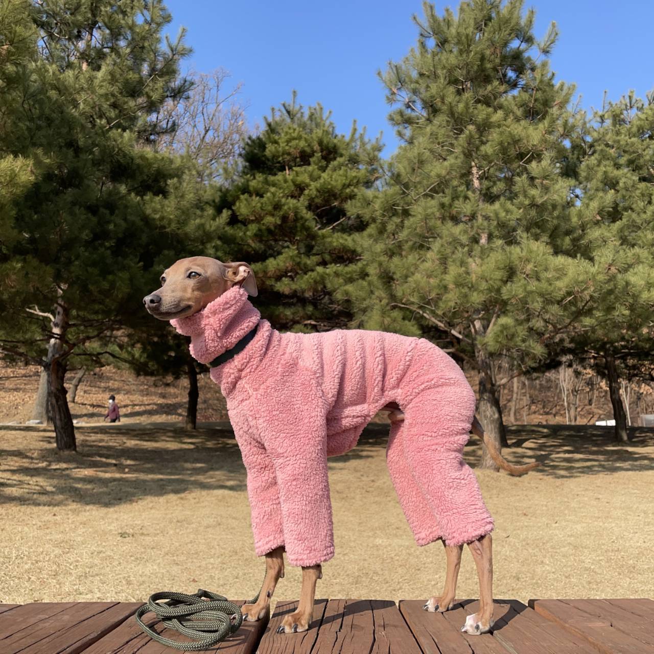 イタグレ服 ボア フリース ロンパース 小型犬 中型犬 春夏秋冬 イタリアングレーハウンド服 犬服 ペット服