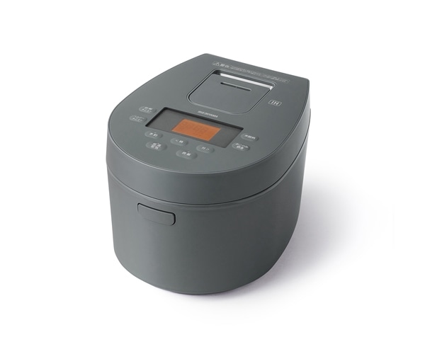 アイリスオーヤマ 銘柄炊き IHジャー炊飯器 3合 ホワイト/アッシュ