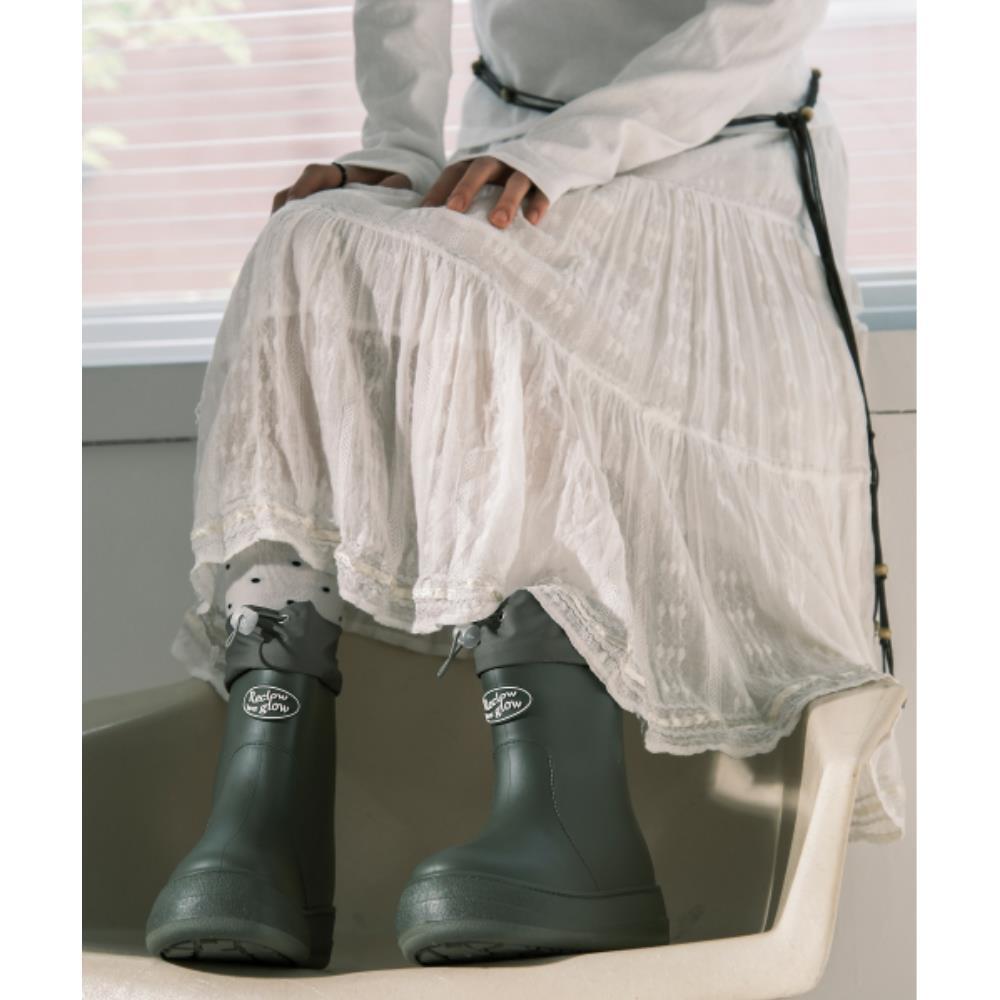 RECLOW RC RERAIN SHIRRING BOOTS KHAKI RC RE-RAIN SHIRRIN