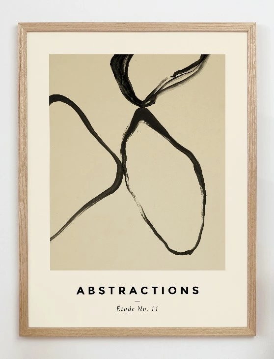 CARO CARO PRINTS Brush Strokes Art Print