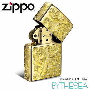 Zippo ライター ジッポライター 真鍮 ブラスサテーナ レギュラータイプ 5面手彫り ハワイアンジュエリー ブランド かっこいい おしゃれ 彼氏 夫 男性 メンズ クリスマス FL101B