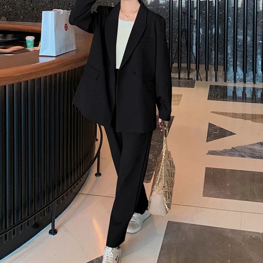 最新モデル登場！【人気商品超目玉】セットアップ レディース パンツ スーツ ビジネス カジュアル 9726