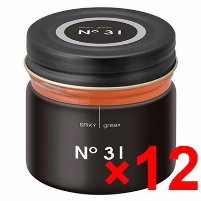 【送料無料】 イリヤ コスメティックス ／ スパイキー グリークス No.31 60g 【12個セット】／ サロン専売品 美容室専売品 グリース ワックス スタイリン