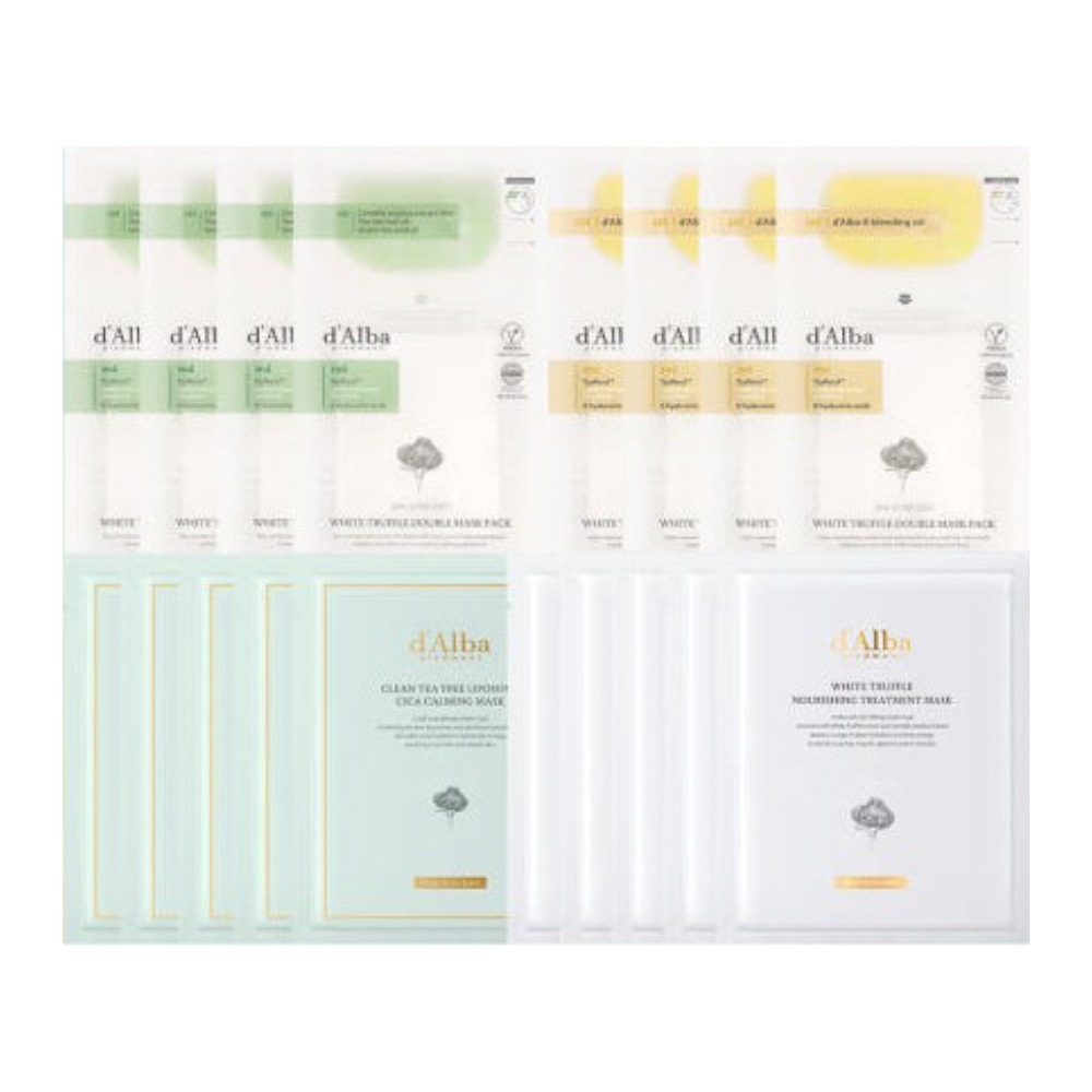 [オススメパック4種/ 全18枚] マスクパック4種セット (ナリーシング+ダブル2種+シカ)