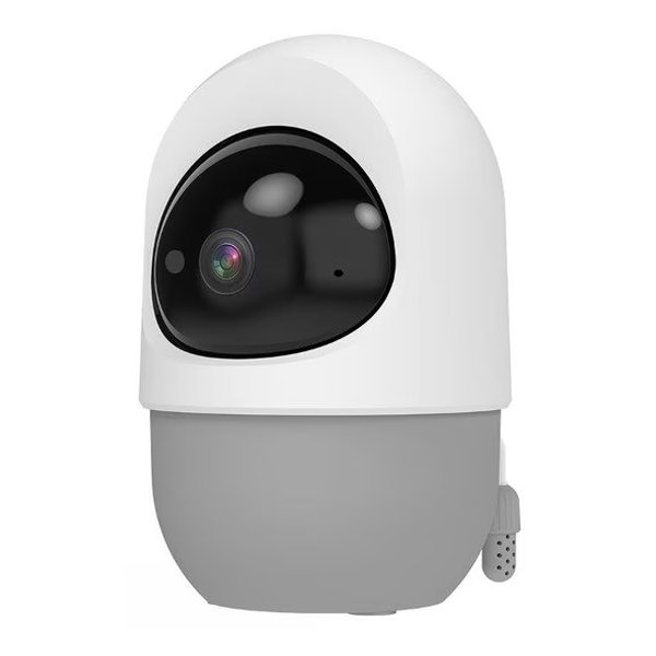 スマートカメラ リモコン 温湿度 首振-巡航 ホワイト KJ-195