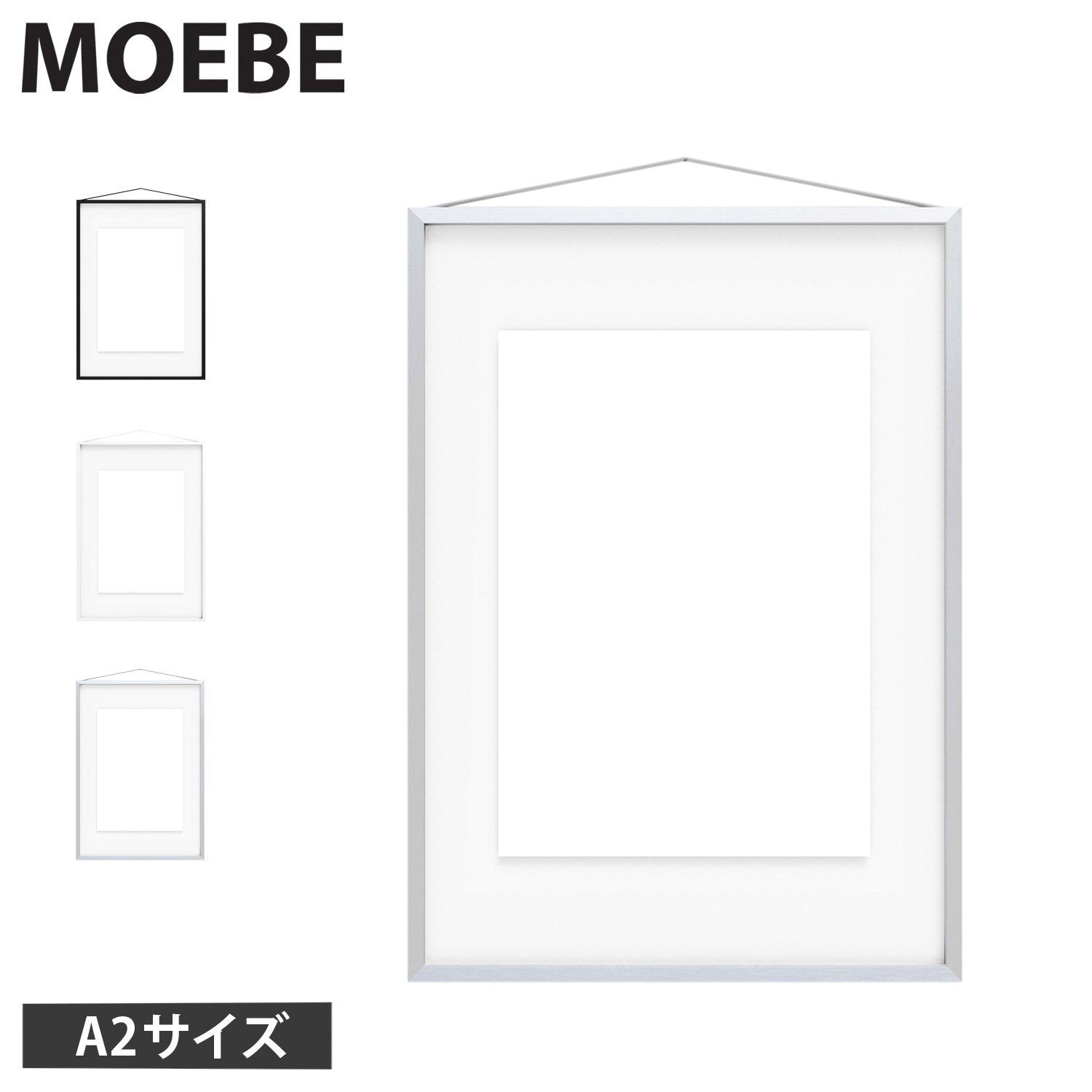 フレーム 額縁 ポスター フォト 写真 A2 壁掛け 木製 北欧 Frame A2 wood Aluminium FABA2
