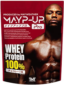 MAYP-UP Pro ホエイ プロテイン メイウェザー完全監修 1kg 国内製造 選べる3種類の味