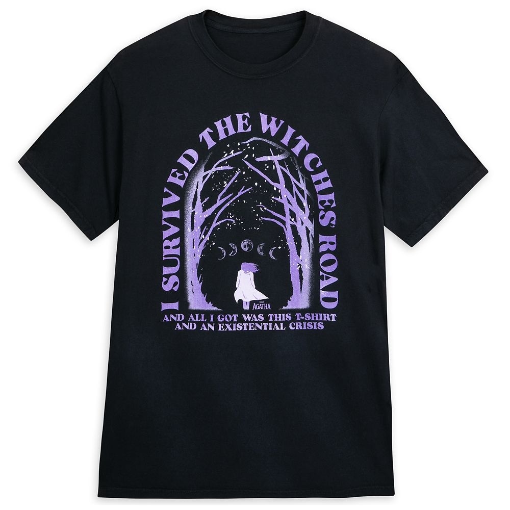 ディズニーアガサ・オール・アロング・「アイ・サバイヴド・ザ・ウィッチズ・ロード」Tシャツ大人用